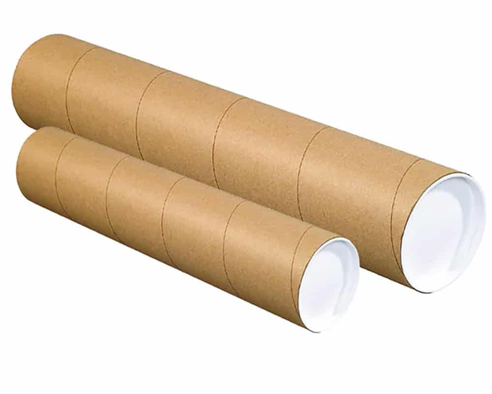 Cylinder Cardboard Shipping Tubes - 10' - Infinity Exhibits