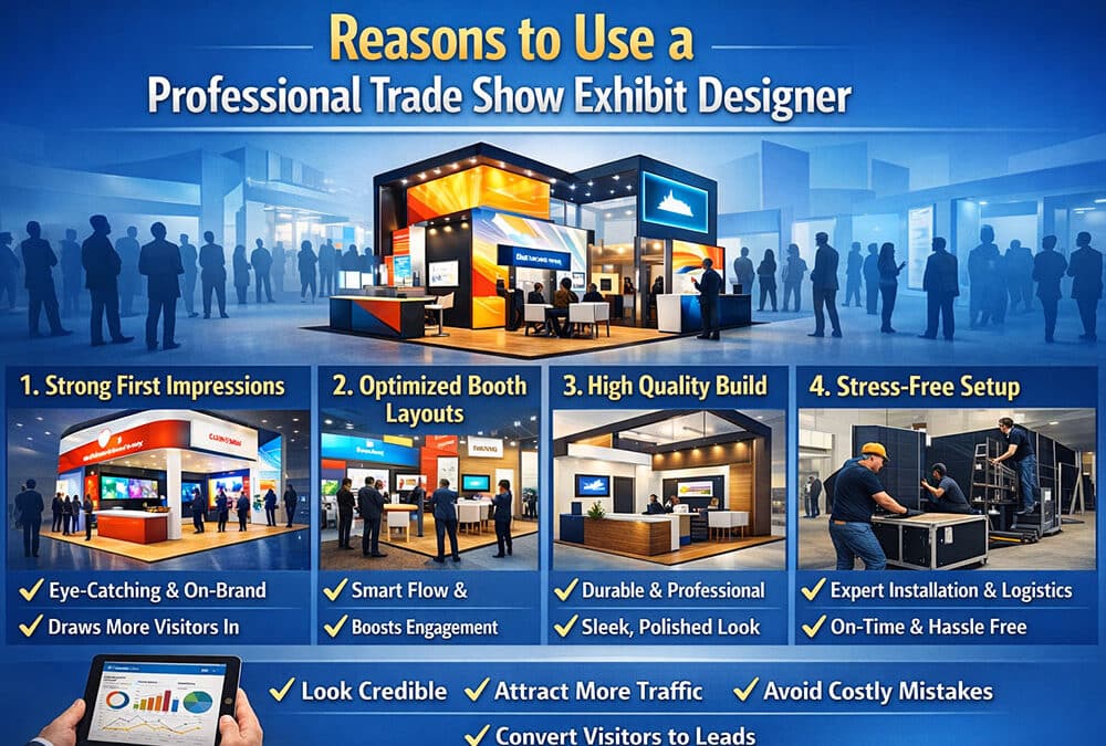 Reasons To Use a Professional Trade Show Exhibit Designer